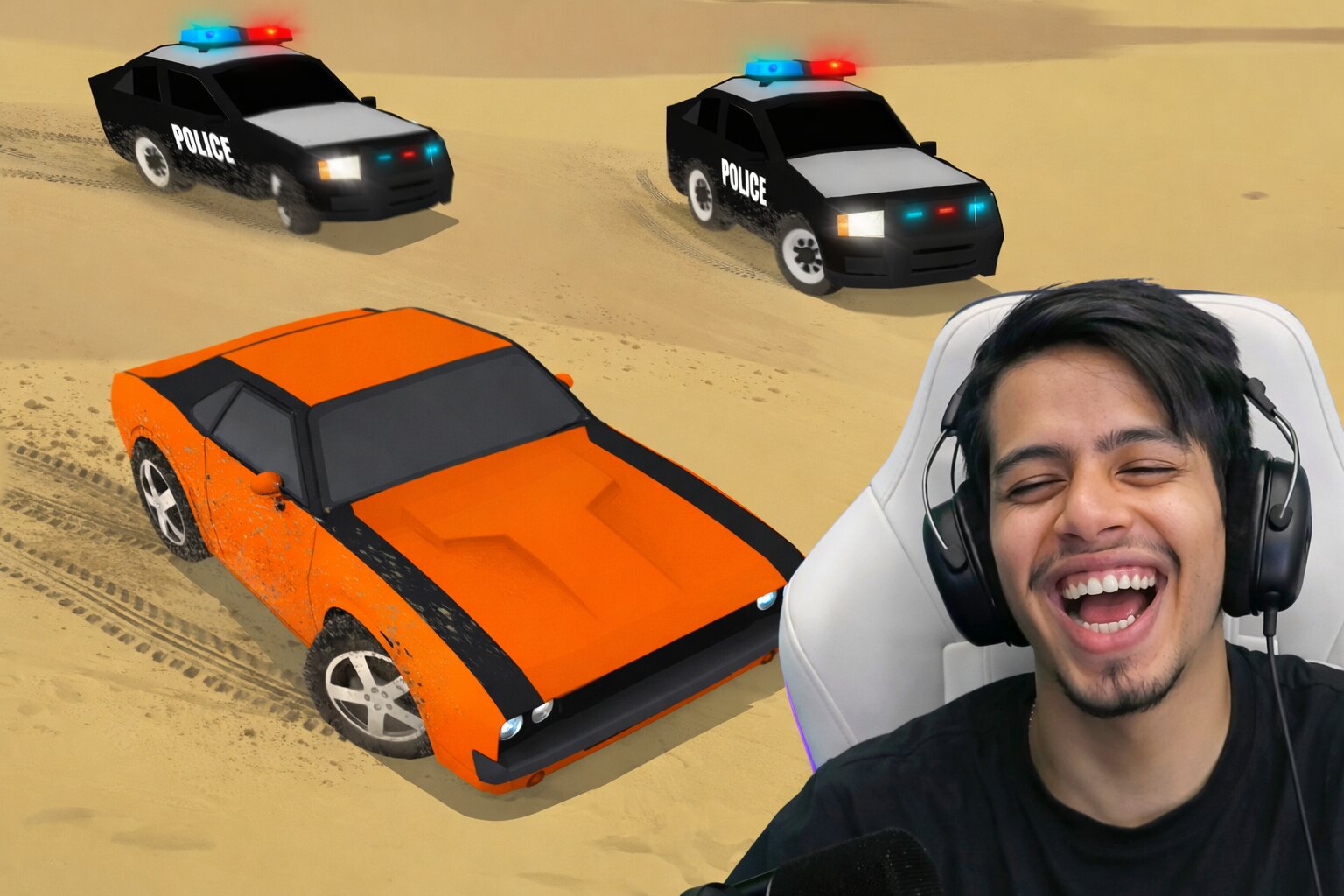 لقطة من لعبة Endless Car Chase
