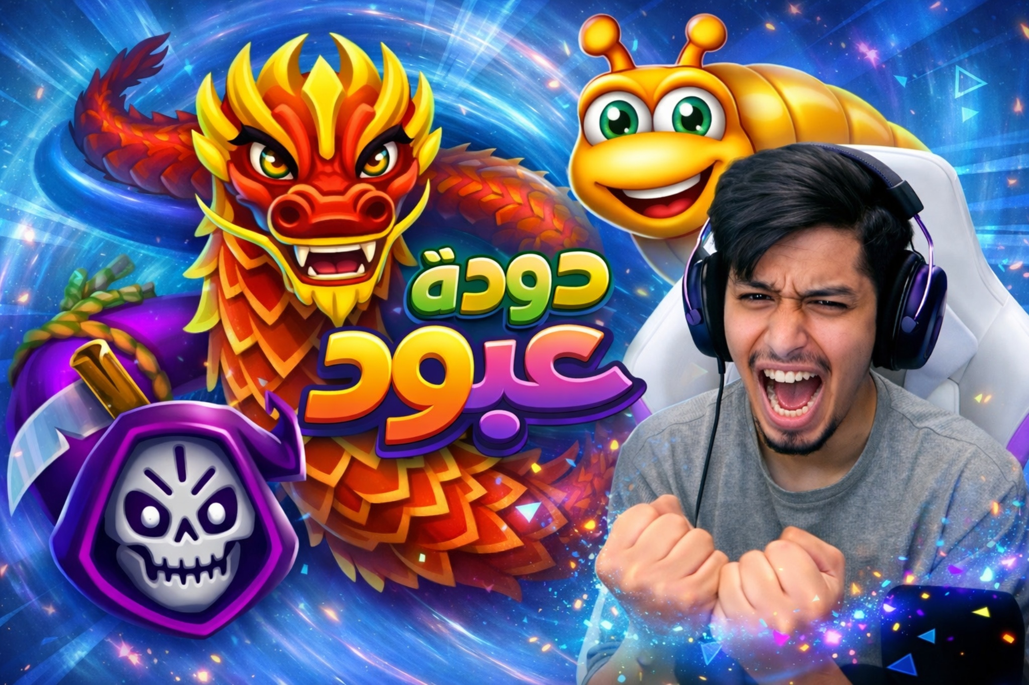 لقطة من لعبة Worm Hunt - Snake game iO zone